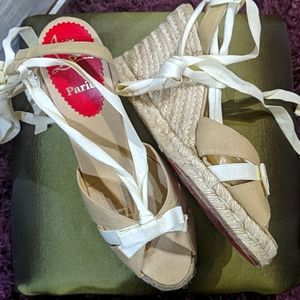 Louboutin wedge sandal
